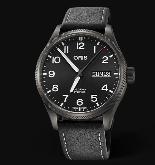 Review Oris Aviation Big Crown Propilot Big Day Date 45MM Replica Watch 01 752 7698 4264-07 5 22 19GFC - Click Image to Close